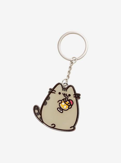 Pusheen cat keychain deals