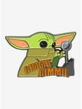 Star Wars The Mandalorian Gimmie Gimmie Lever Enamel Pin, , hi-res