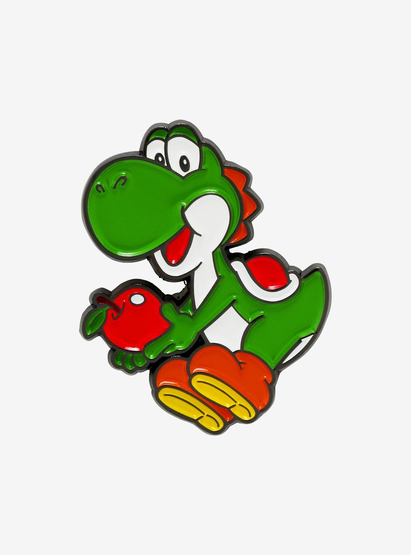 Super Mario Bros. Yoshi Apple Enamel Pin, , hi-res