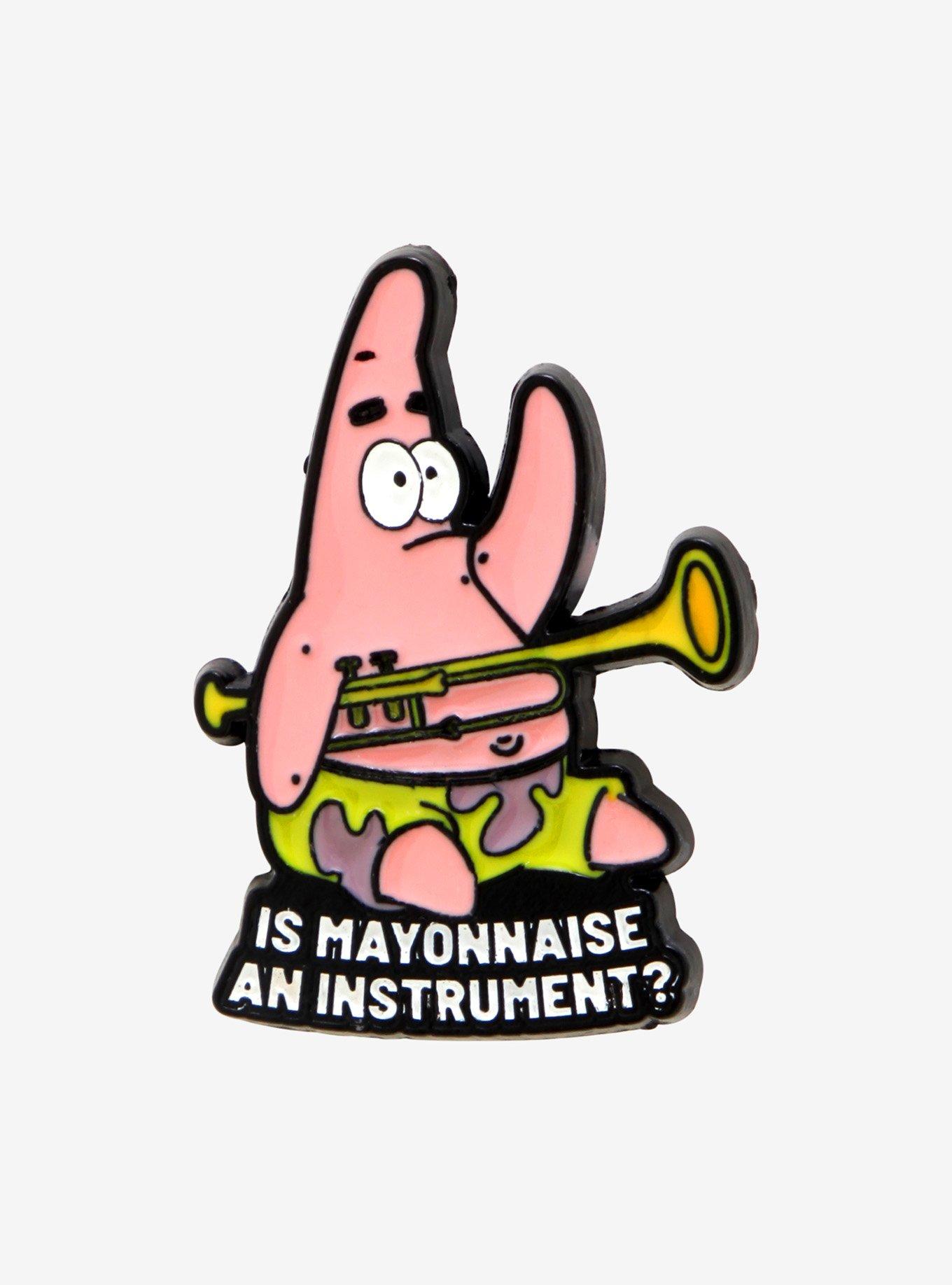 SpongeBob SquarePants Is Mayonnaise An Instrument? Enamel Pin
