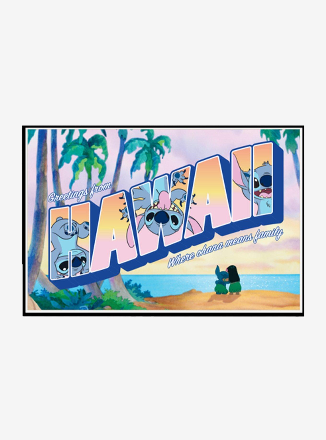 Disney Lilo & Stitch Hawaii Stitch Wood Wall Art, , hi-res