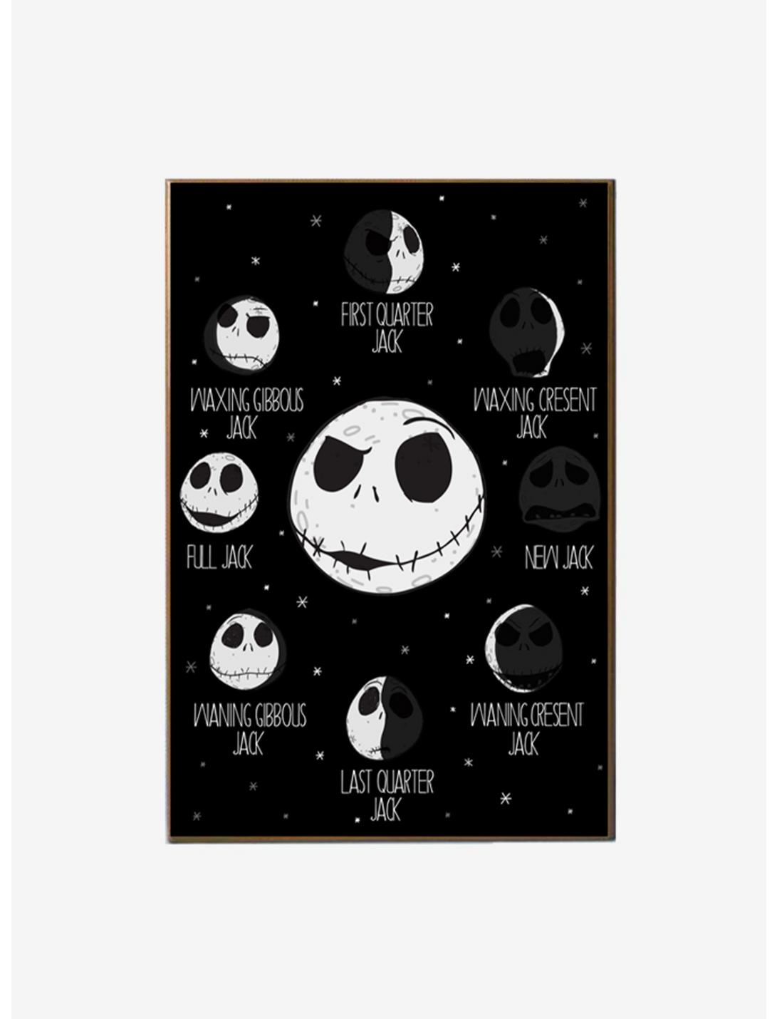 The Nightmare Before Christmas Jack Moon Phases Wood Wall Art, , hi-res