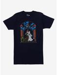 Disney Robin Hood Stained Glass Women's T-Shirt - BoxLunch Exclusive, RED, hi-res