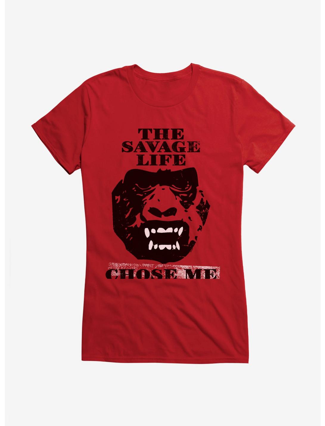 iCreate The Savage Life Chose Me Girls T-Shirt, , hi-res