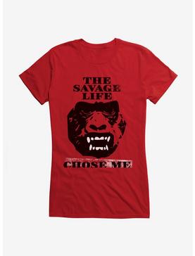 iCreate The Savage Life Chose Me Girls T-Shirt, , hi-res
