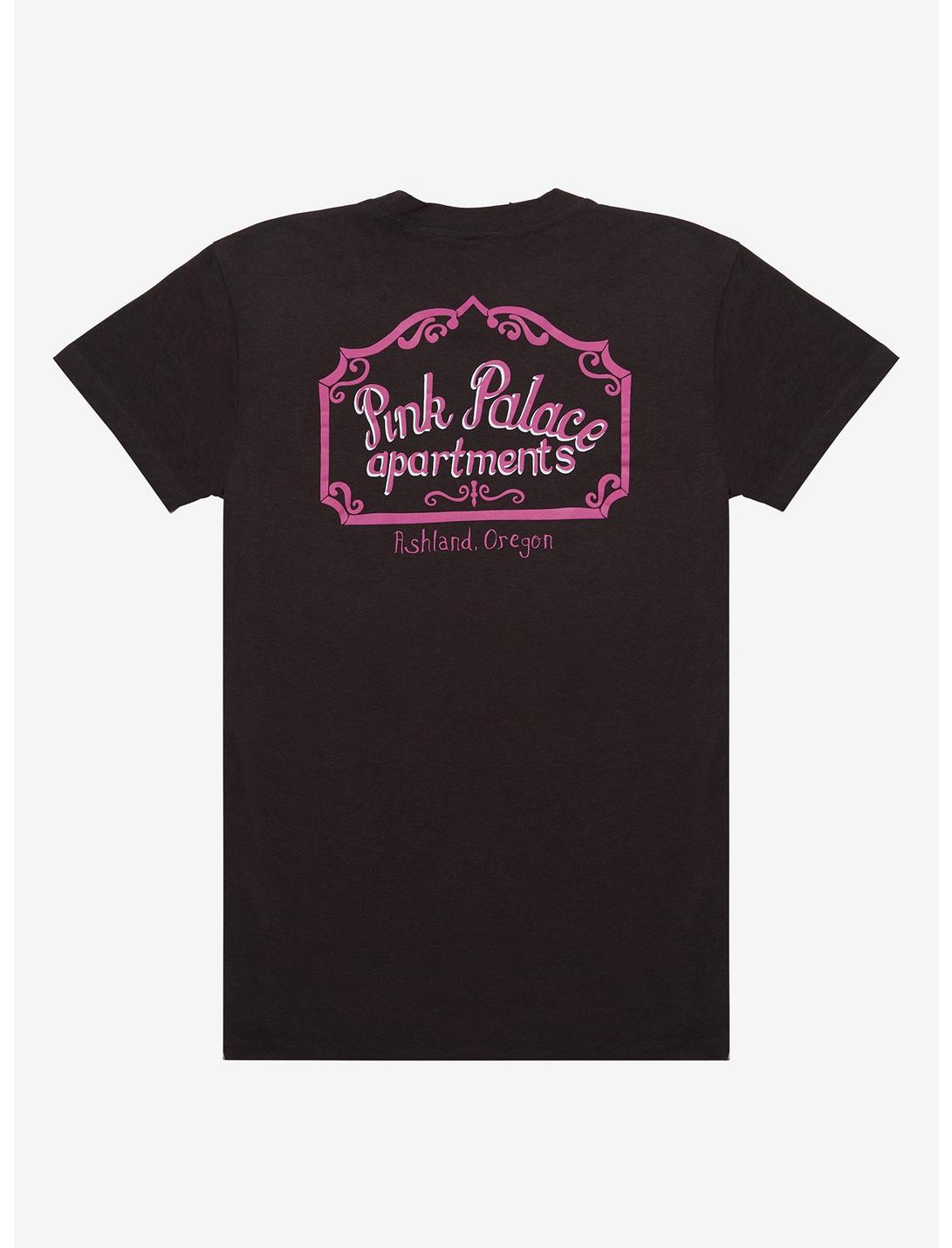 Coraline Pink Palace Apartments T-Shirt - BoxLunch Exclusive, PINK, hi-res
