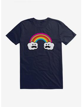 iCreate Rainbow Cloud Moustache T-Shirt, , hi-res