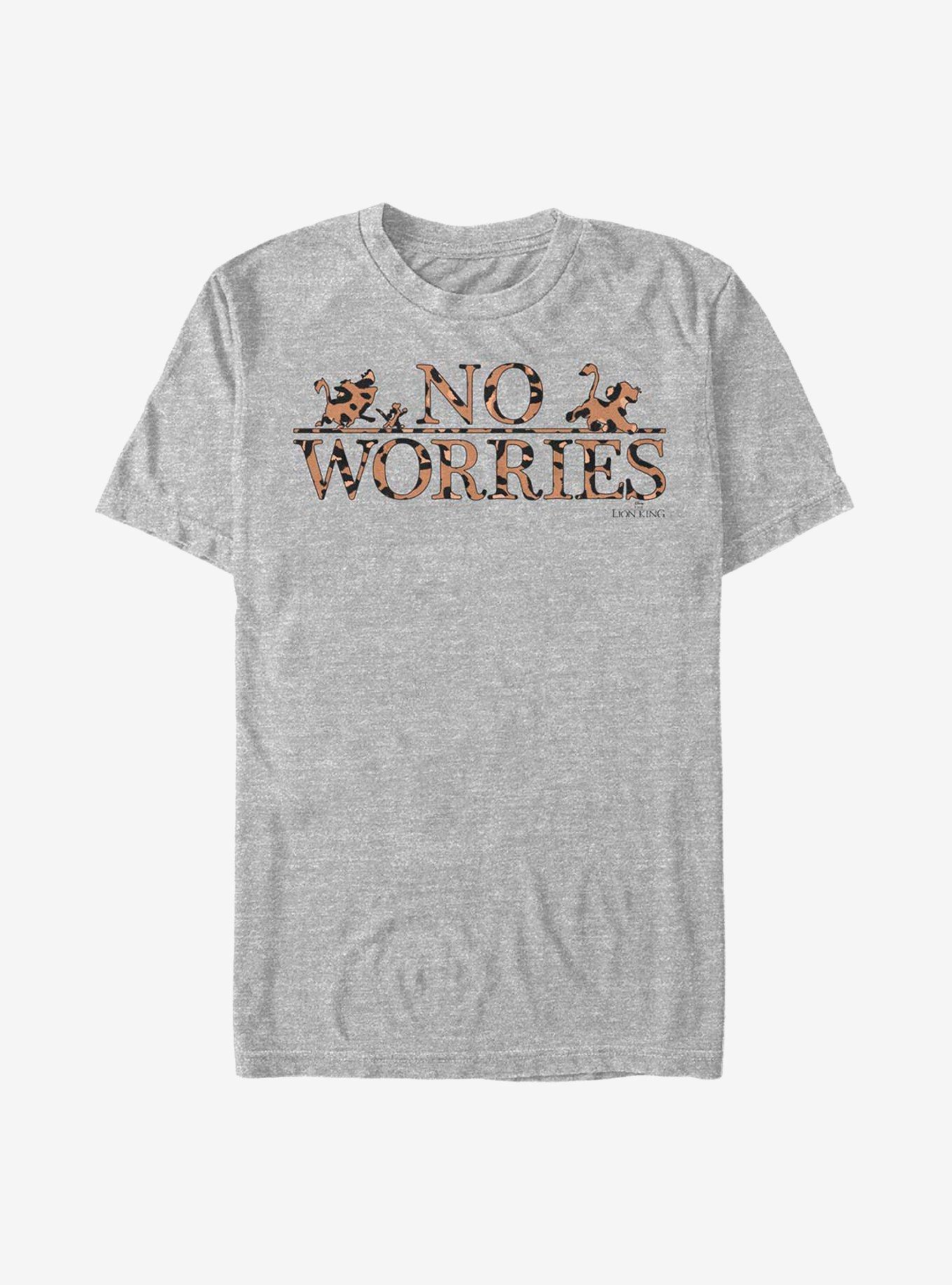 Disney Lion King No Worries Leopard Fill T-Shirt, ATH HTR, hi-res