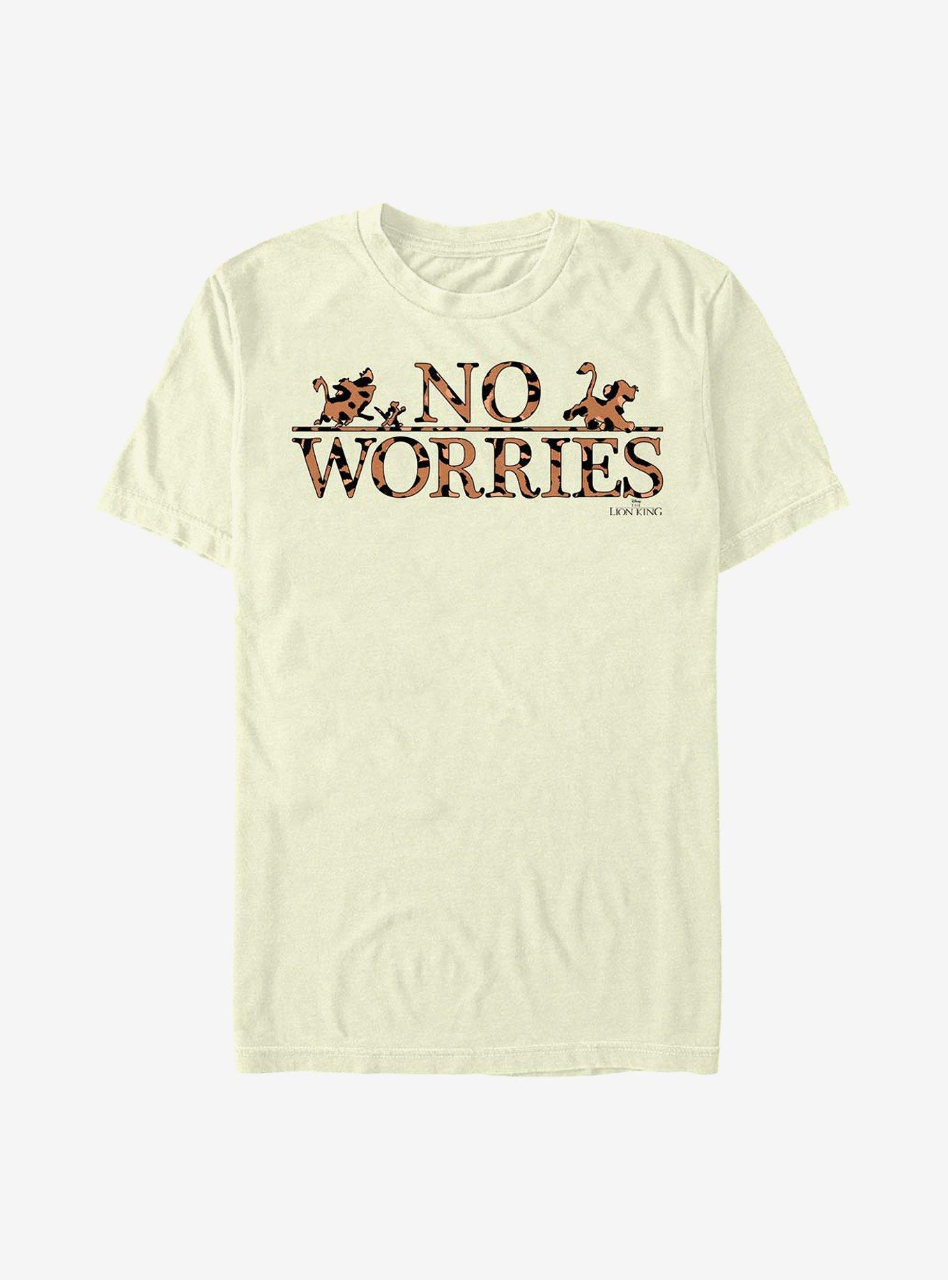 Disney Lion King No Worries Leopard Fill T-Shirt, NATURAL, hi-res