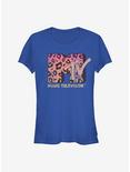 MTV Leopard Print MTV Girls T-Shirt, ROYAL, hi-res