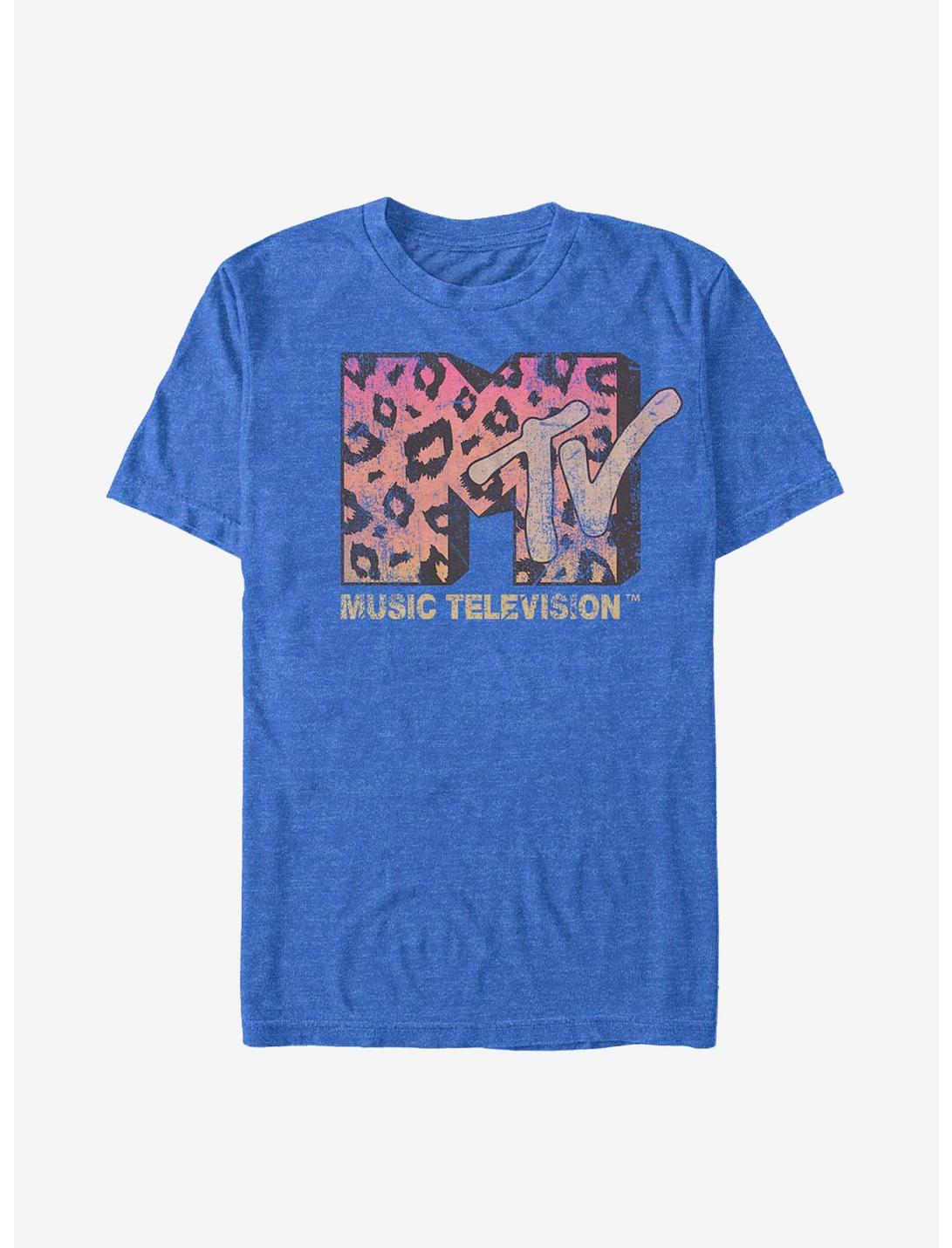 MTV Leopard Print MTV T-Shirt, ROY HTR, hi-res
