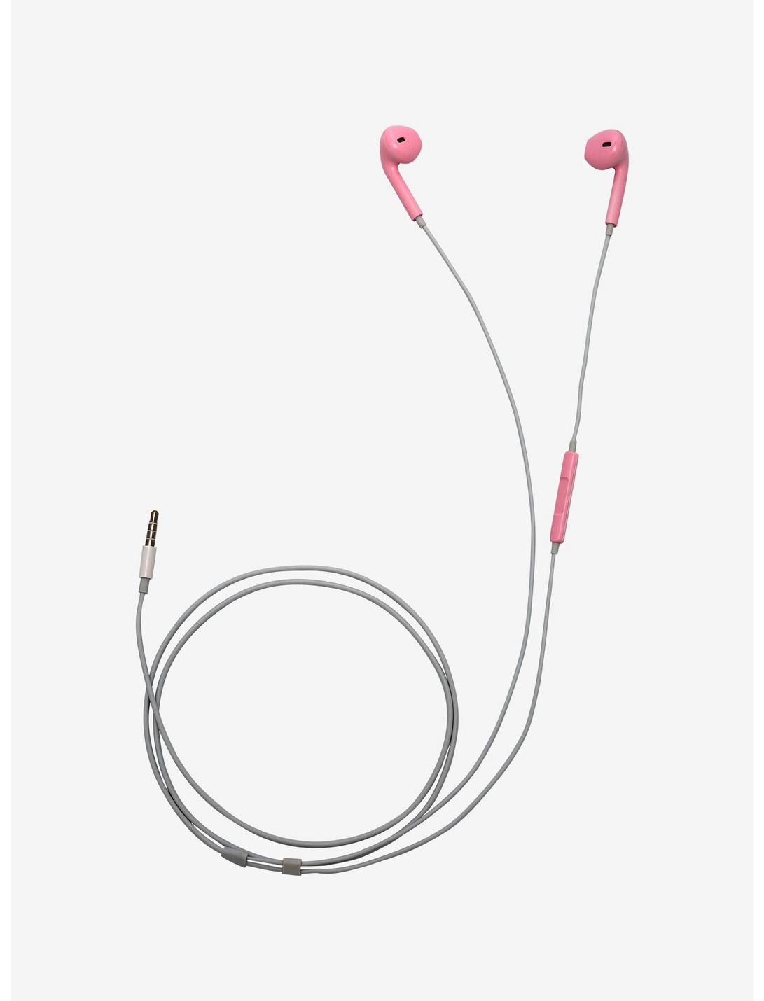 Pastel Pink Earbuds, , hi-res