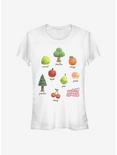 Nintendo Animal Crossing Fruits And Trees Girls T-Shirt, , hi-res