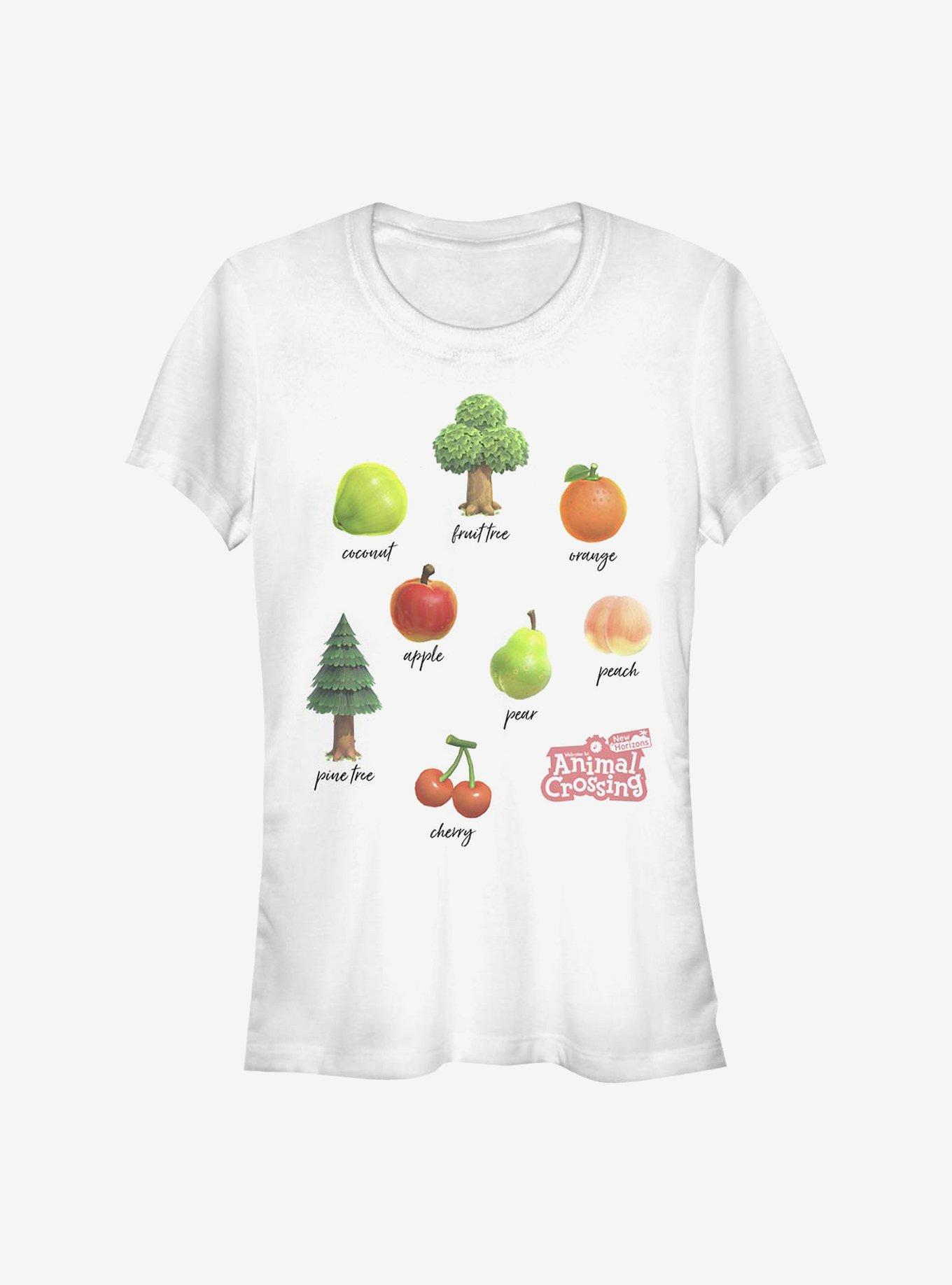 Nintendo Animal Crossing Fruits And Trees Girls T-Shirt, , hi-res