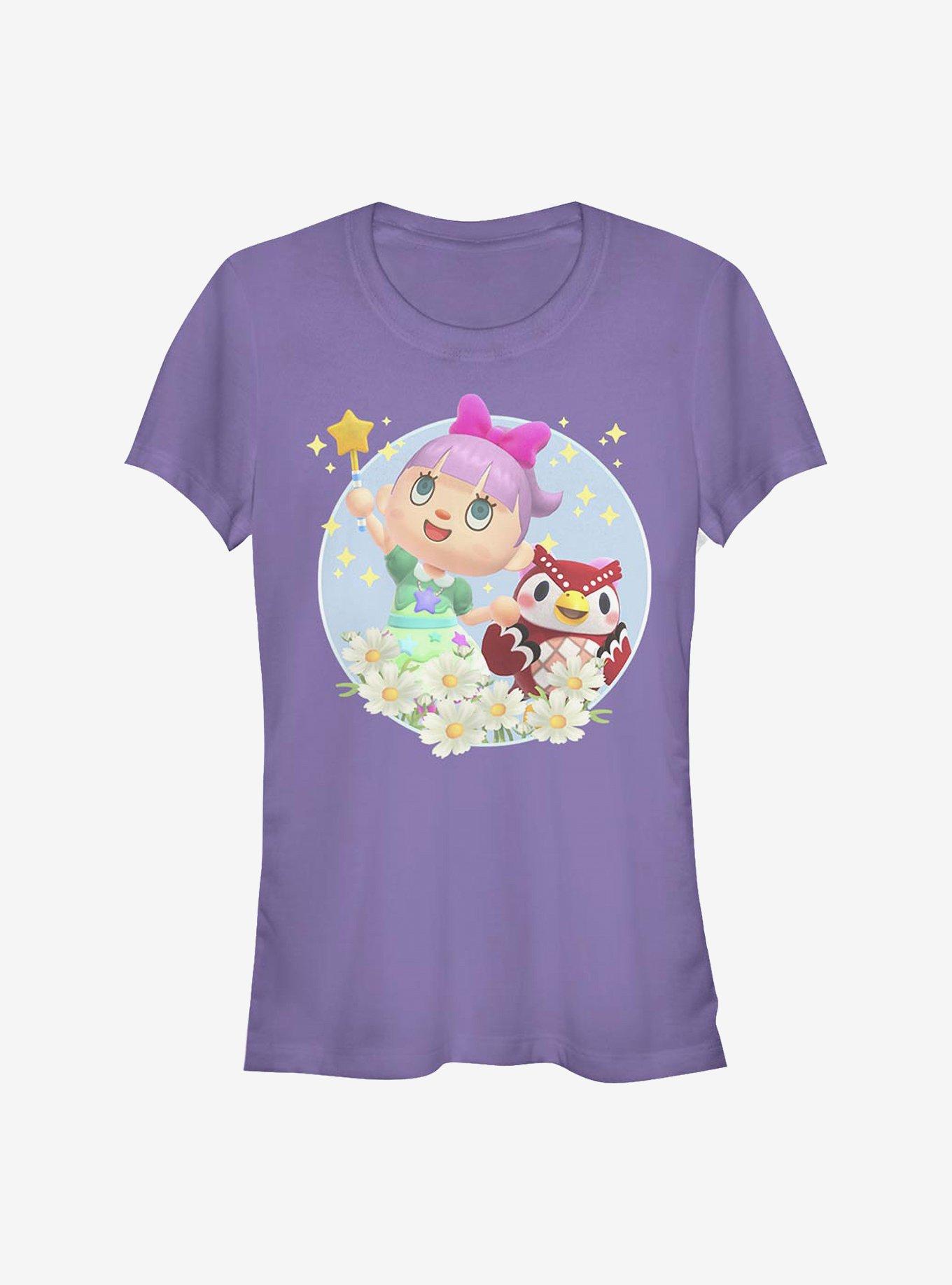 Animal Crossing Celeste & Wand Girls T-Shirt, PURPLE, hi-res