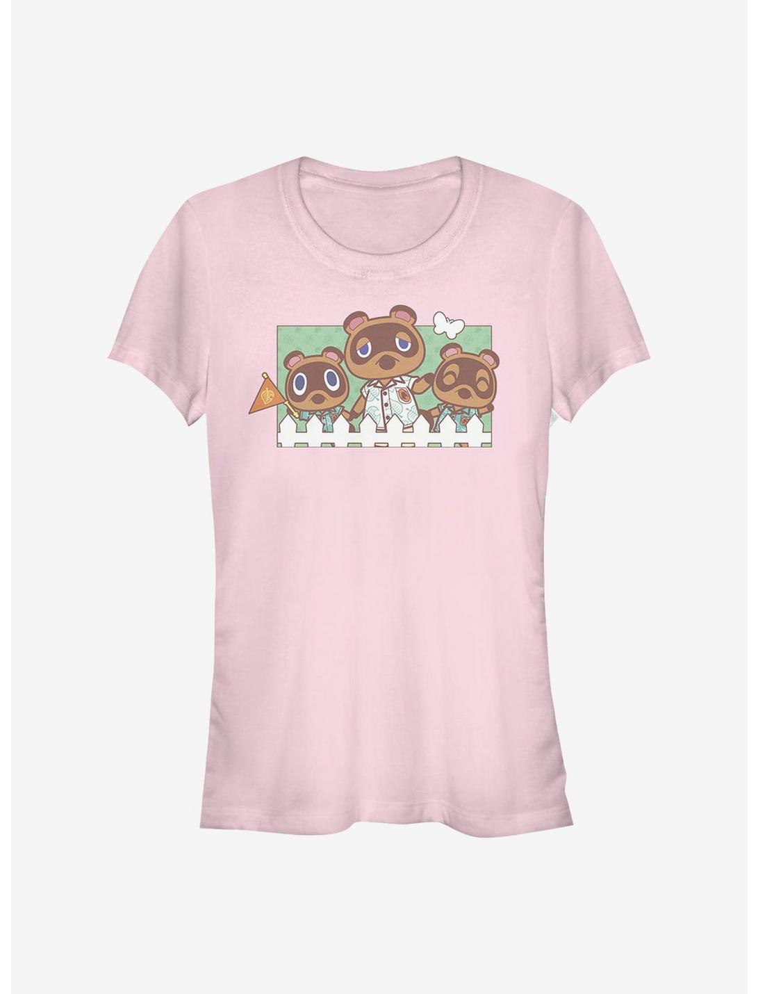 Animal Crossing: New Horizons Nook Family Girls T-Shirt, , hi-res