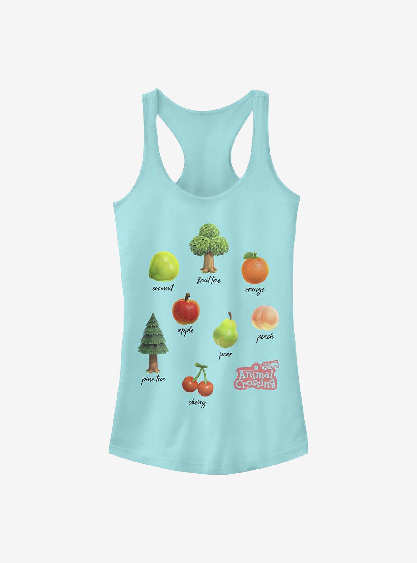 Nintendo Animal Crossing Fruits And Trees Girls Tank, CANCUN, hi-res