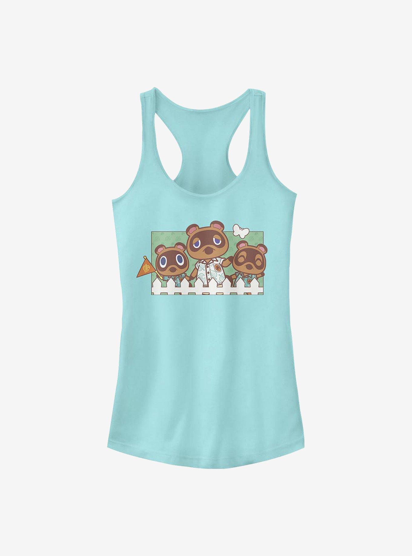 Animal Crossing: New Horizons Nook Family Girls Tank Top, CANCUN, hi-res