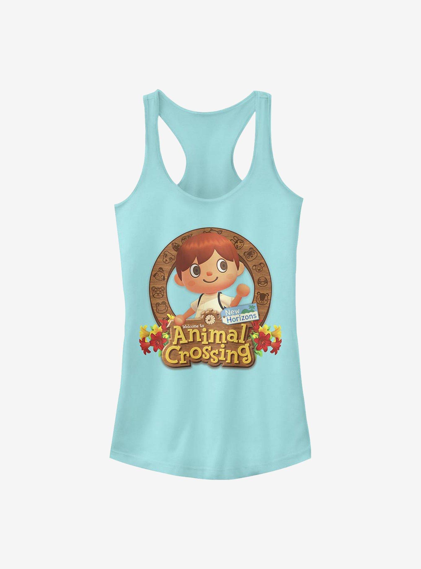 Nintendo Animal Crossing Villager Emblem Girls Tank, CANCUN, hi-res