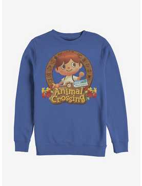Nintendo Animal Crossing Villager Emblem Crew Sweatshirt, , hi-res