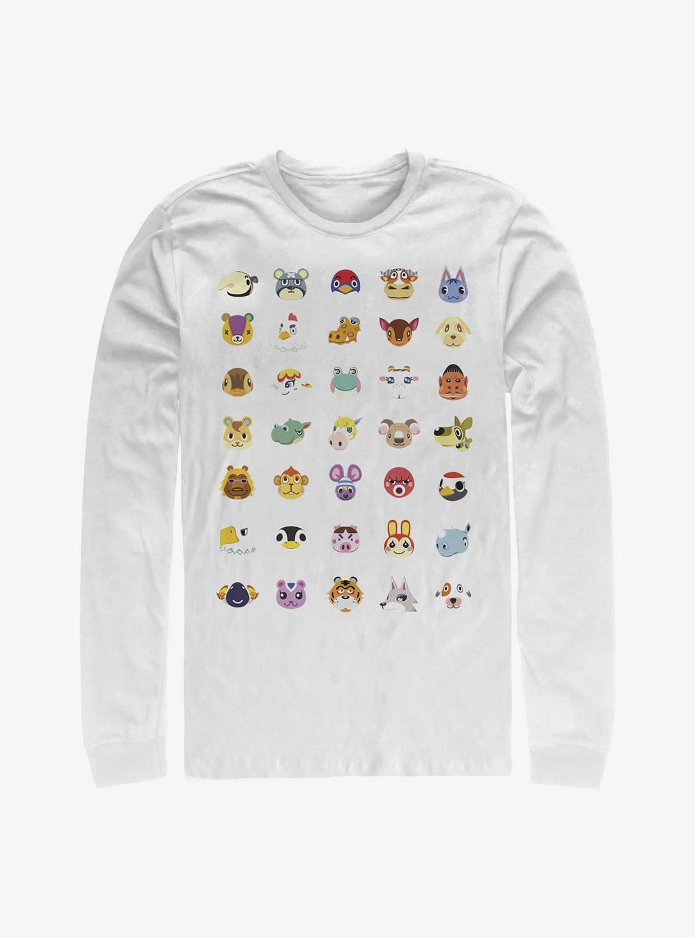 Nintendo Animal Crossing Character Heads Long-Sleeve T-Shirt, , hi-res
