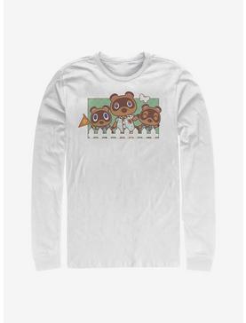 Plus Size Animal Crossing: New Horizons Nook Family Long-Sleeve T-Shirt, , hi-res