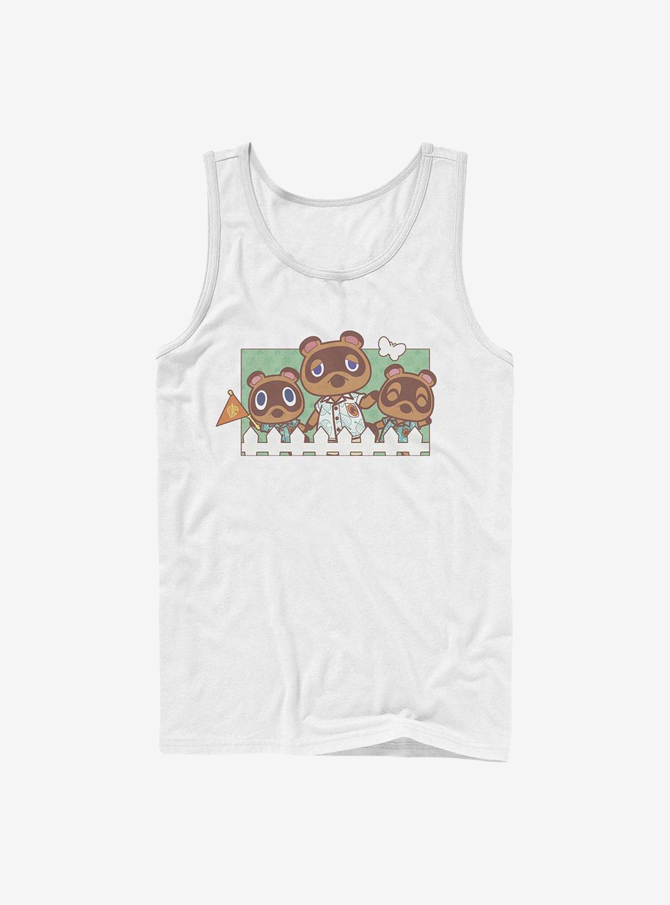 Animal Crossing: New Horizons Nook Family Tank Top, WHITE, hi-res