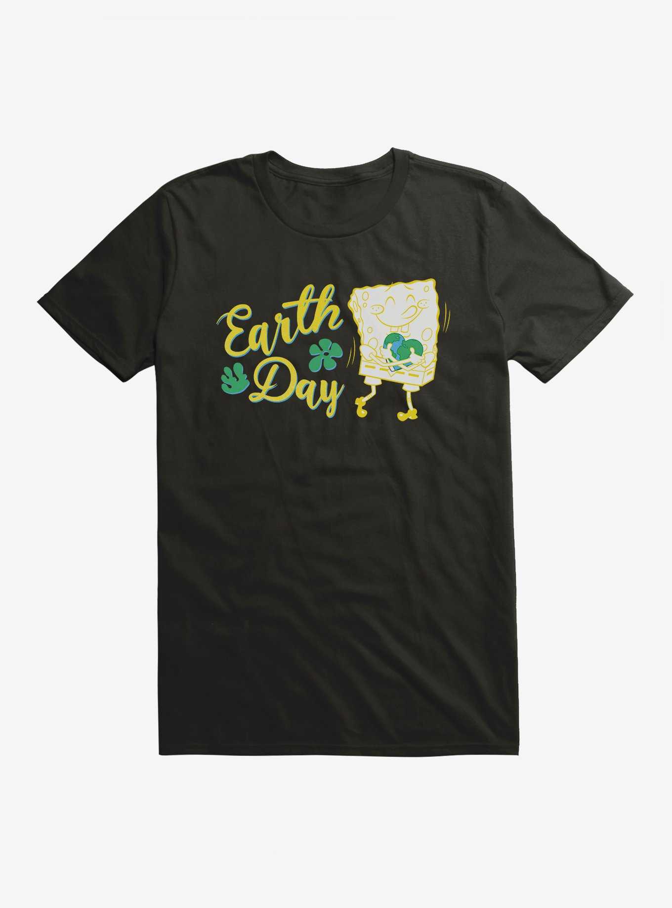 SpongeBob SquarePants Earth Day Gold Sketch T-Shirt, , hi-res