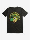 SpongeBob SquarePants Happy Saint Patrick's Day Dots T-Shirt, BLACK, hi-res