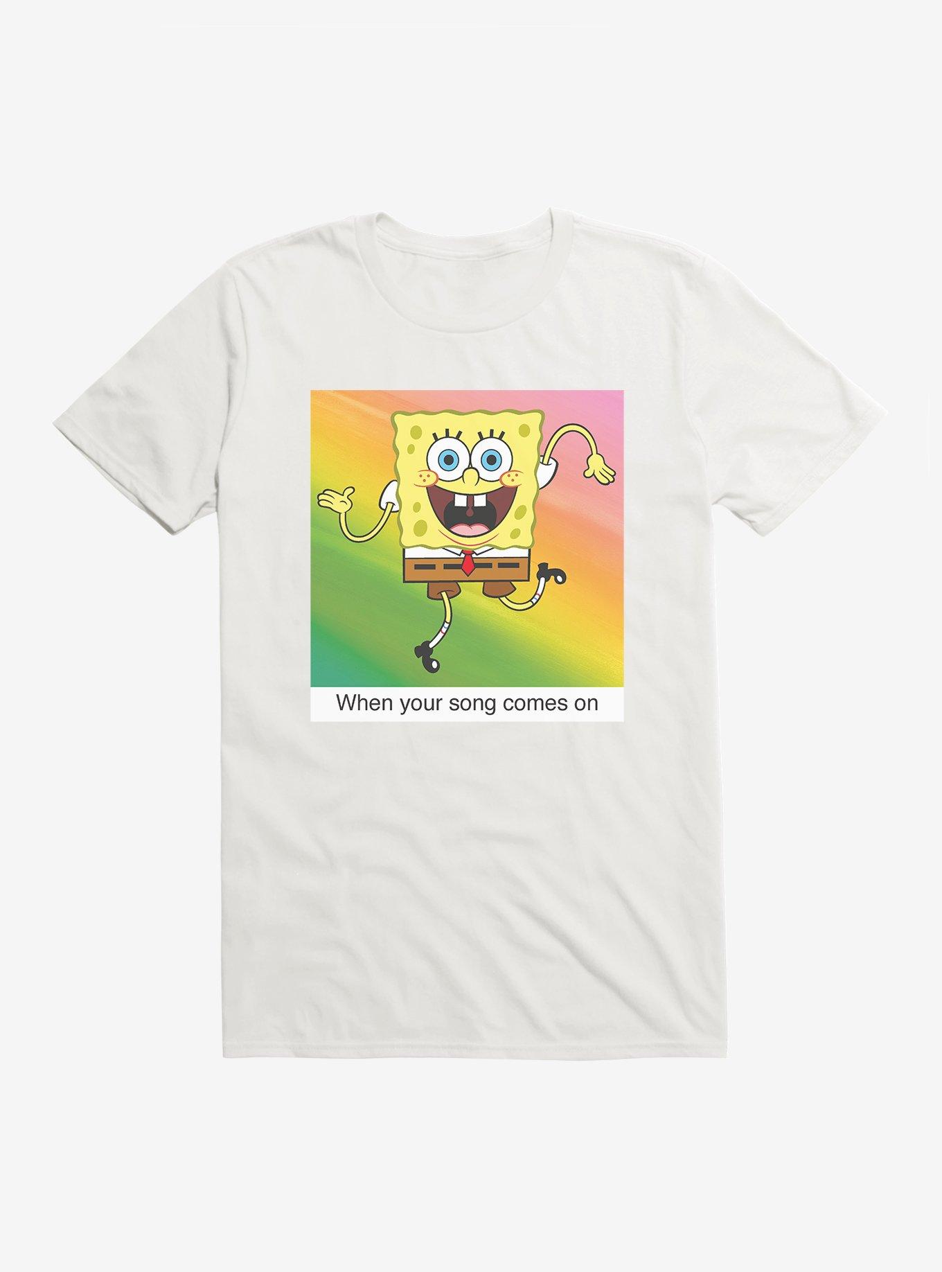 SpongeBob SquarePants Your Song Meme T-Shirt | BoxLunch