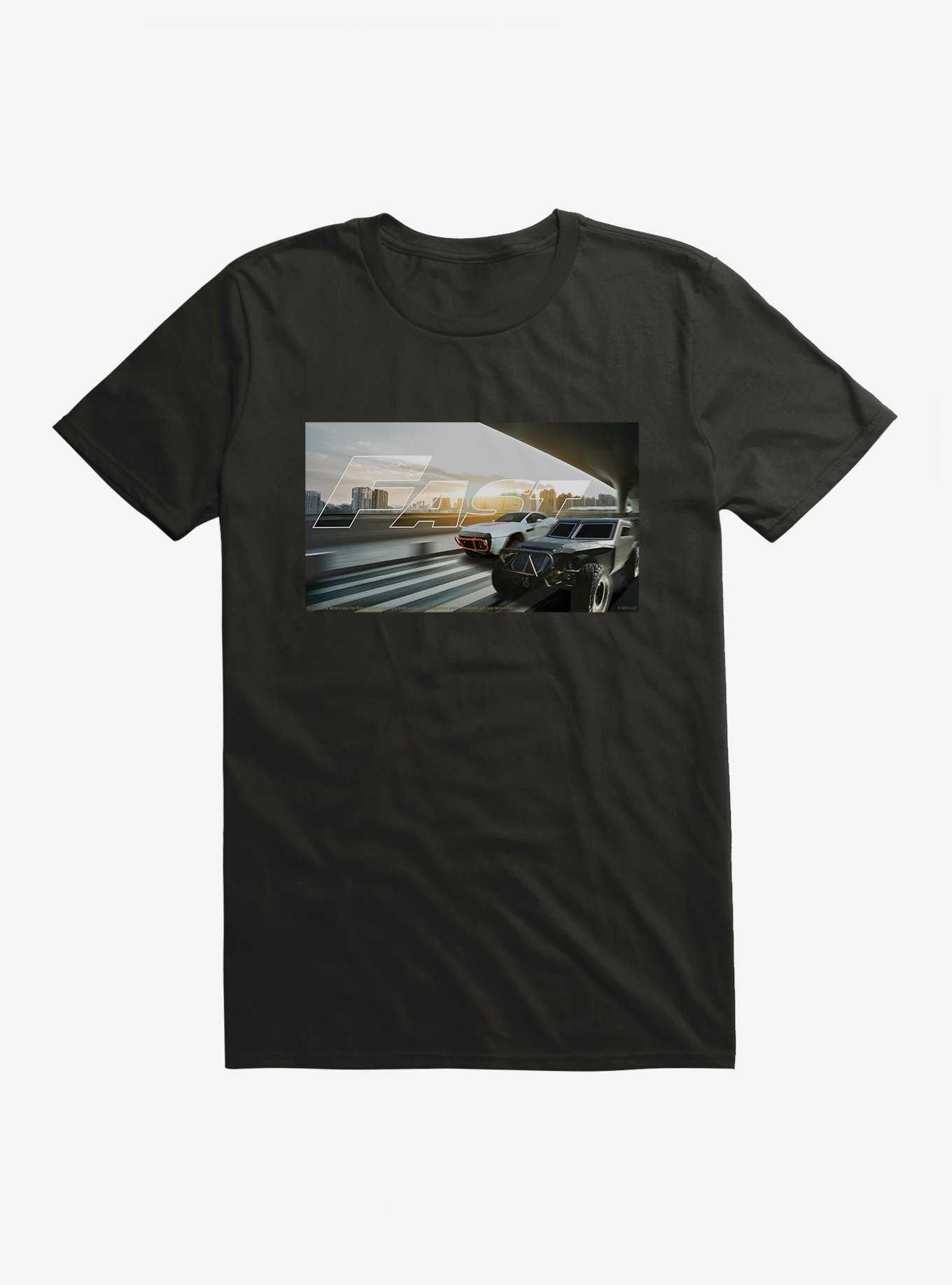Fast & Furious Highway Scenery Art T-Shirt, , hi-res