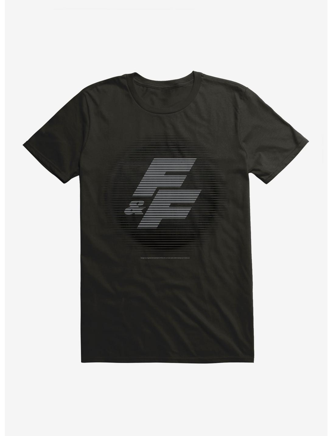 Fast & Furious Linear Logo Circle T-Shirt, BLACK, hi-res