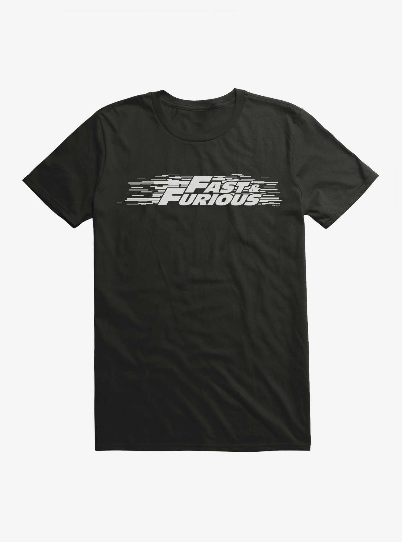 Fast & Furious Title Script Stack T-Shirt, , hi-res