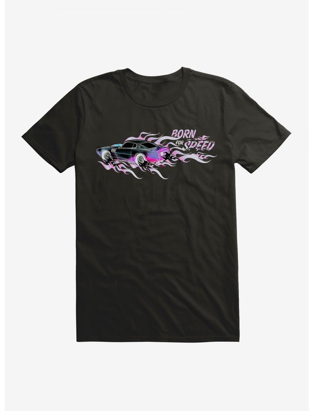 Fast & Furious Born For Speed Flames T-Shirt, BLACK, hi-res