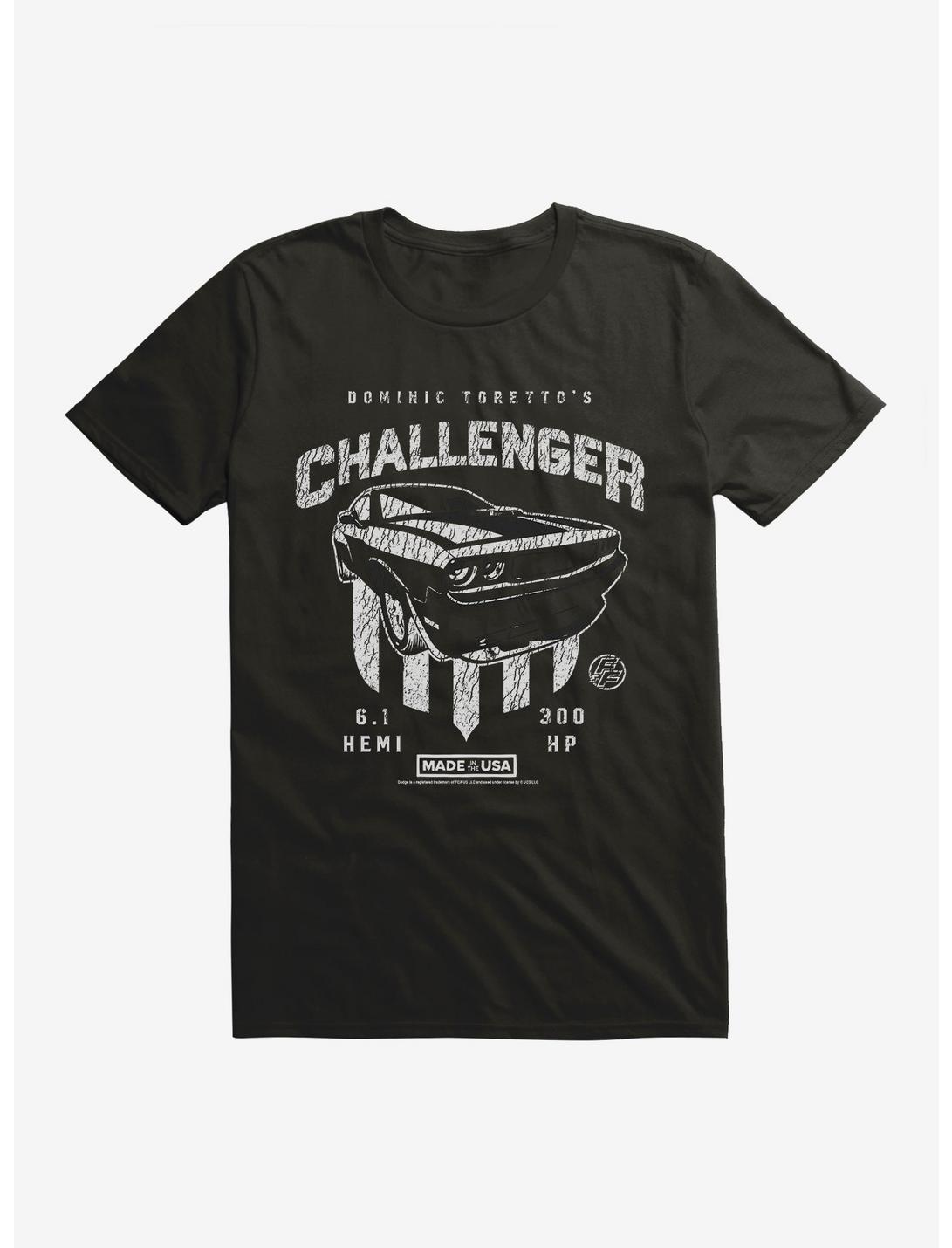 Fast & Furious Toretto's Challenger Specs T-Shirt, , hi-res