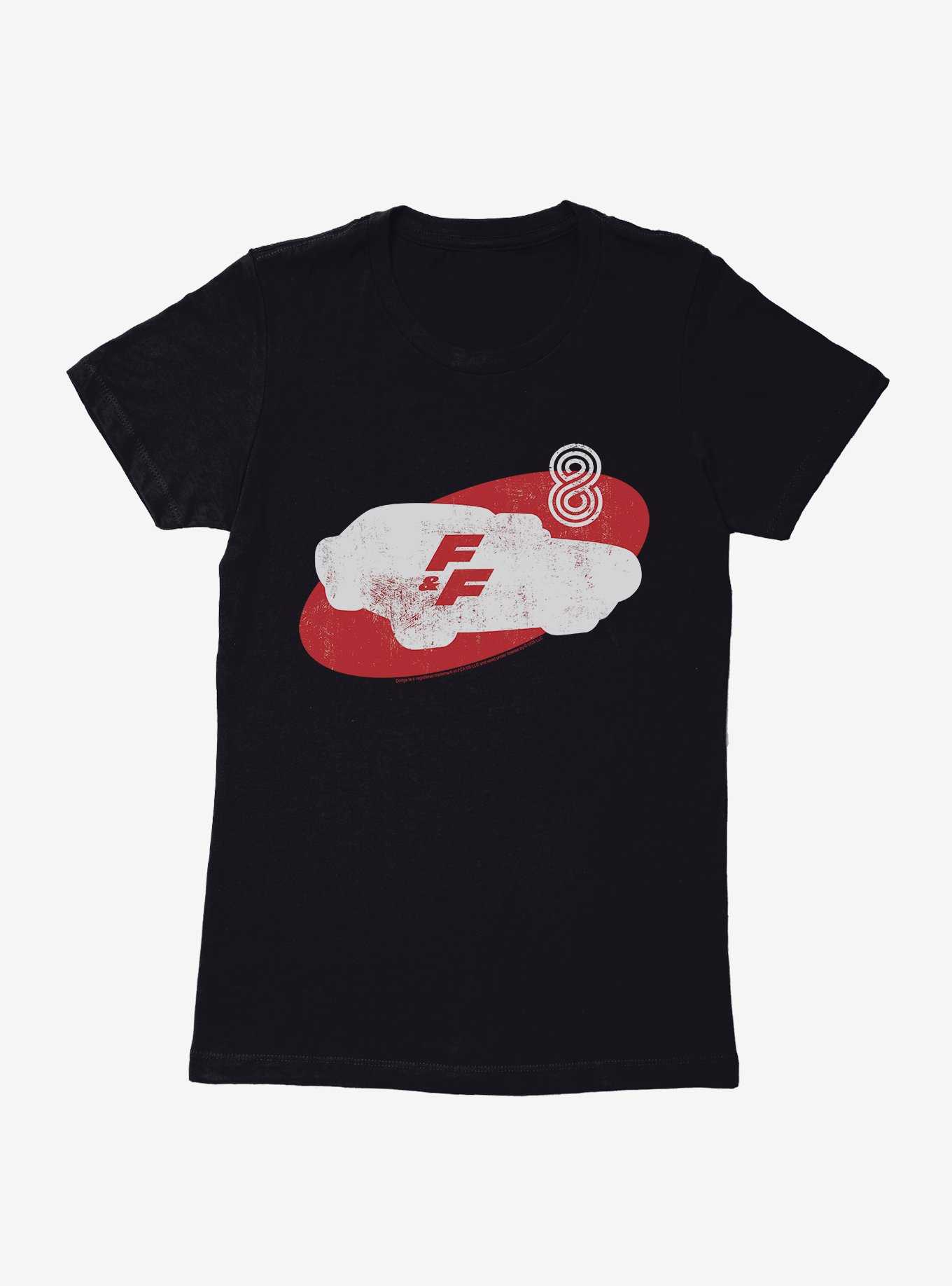 Fast & Furious Car Silhouette Logo Womens T-Shirt, , hi-res