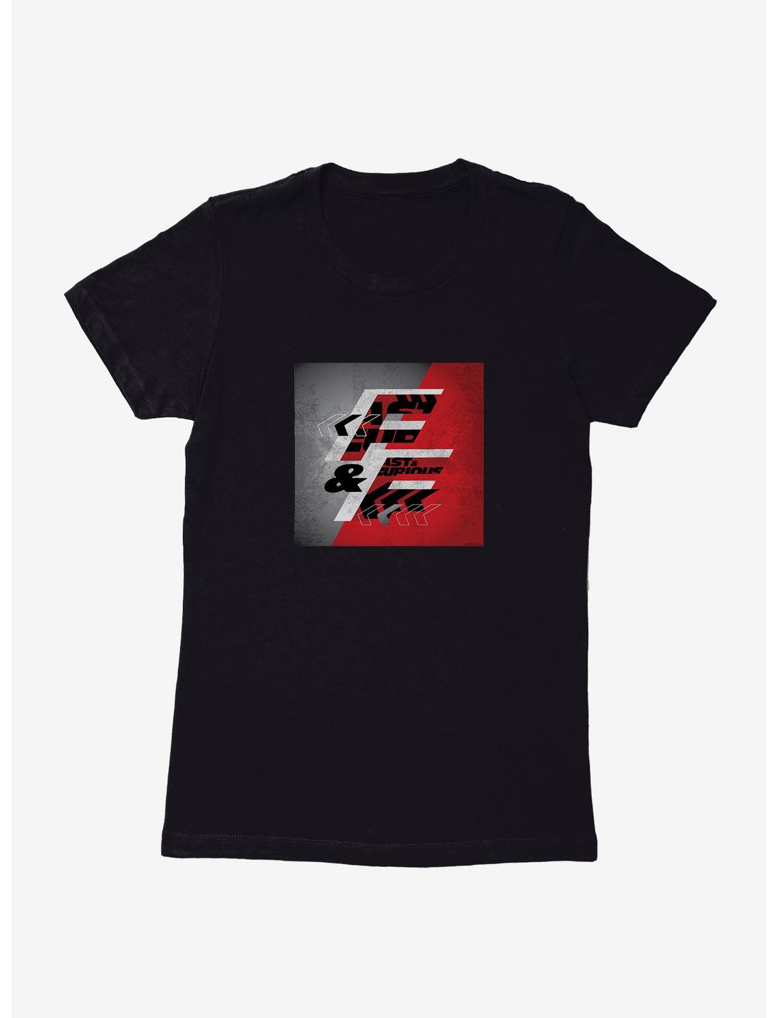 Fast & Furious FF Logo Womens T-Shirt, BLACK, hi-res