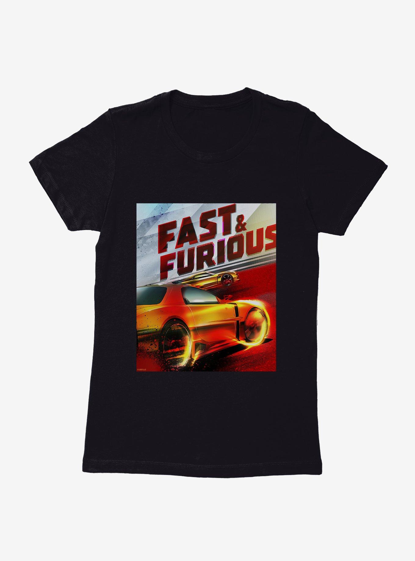 Fast & Furious Out Racing Womens T-Shirt, BLACK, hi-res