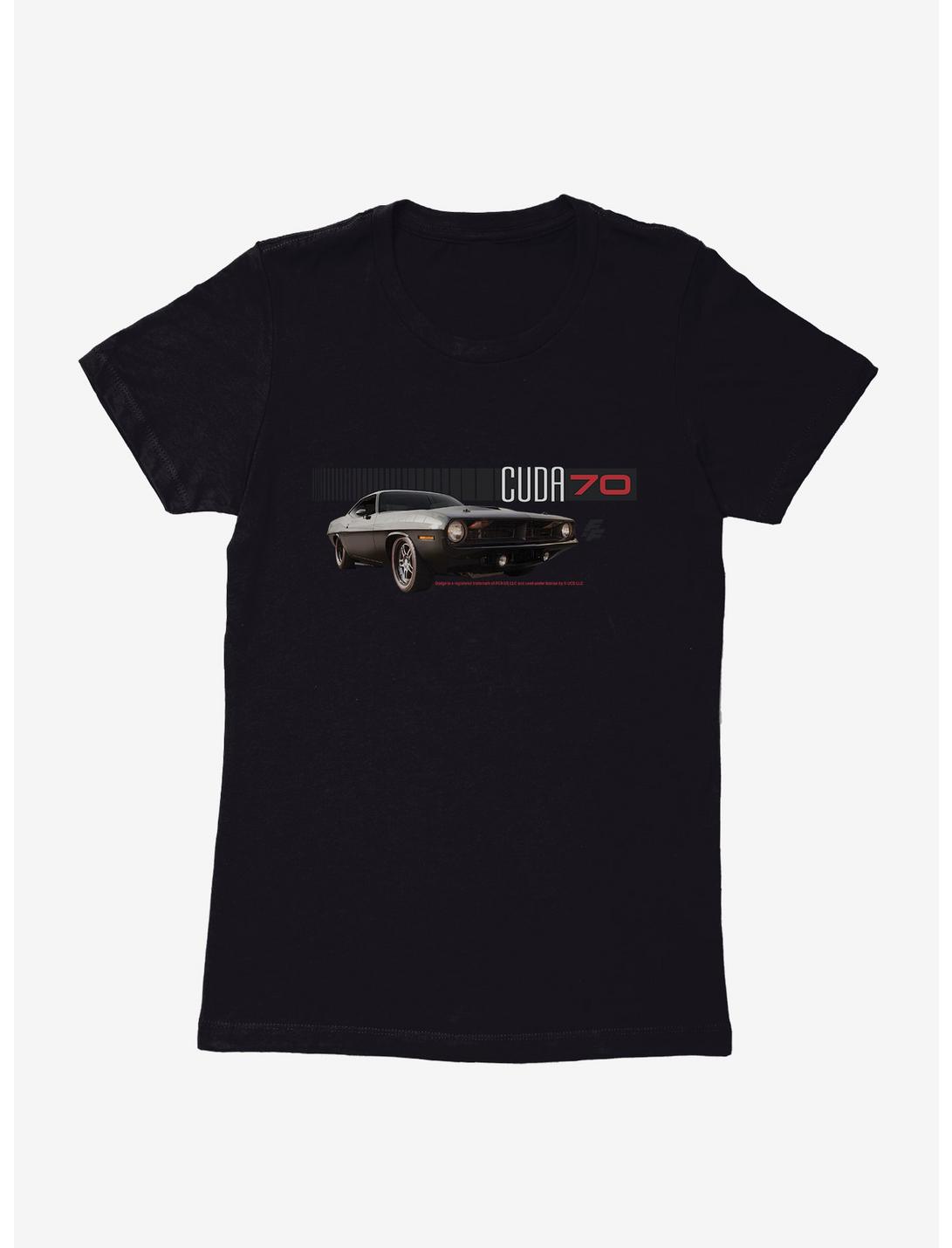 Fast & Furious 'Cuda 1970 Womens T-Shirt, BLACK, hi-res