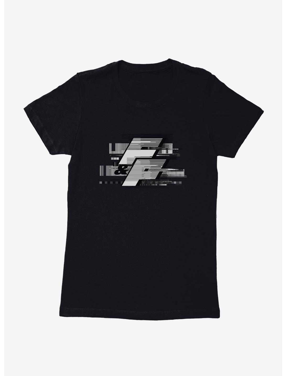 Fast & Furious Tile Logo Womens T-Shirt, BLACK, hi-res