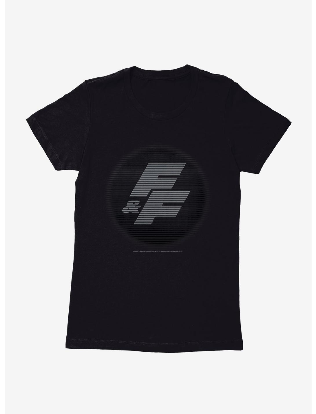 Fast & Furious Linear Logo Circle Womens T-Shirt, BLACK, hi-res