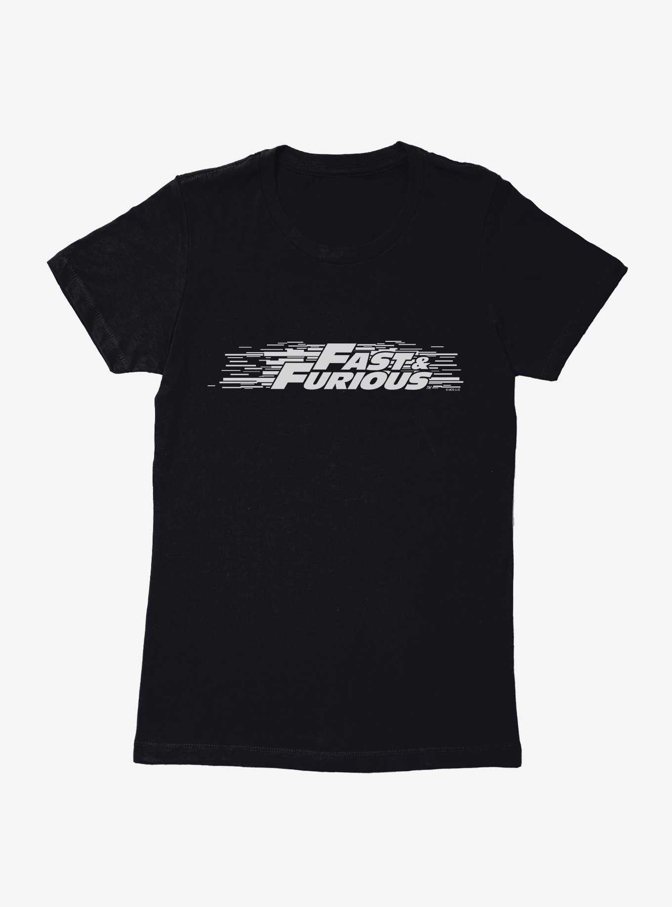 Fast & Furious Title Script Stack Womens T-Shirt, , hi-res