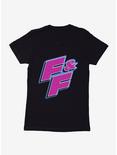 Fast & Furious Pink F&F Logo Womens T-Shirt, BLACK, hi-res