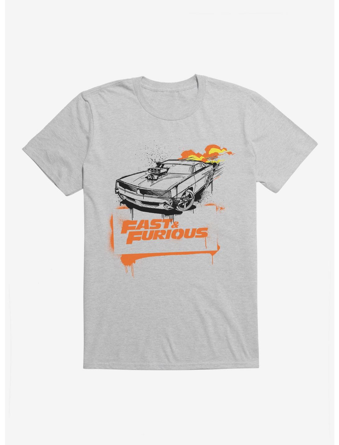 Fast & Furious Flames Sketch T-Shirt, , hi-res