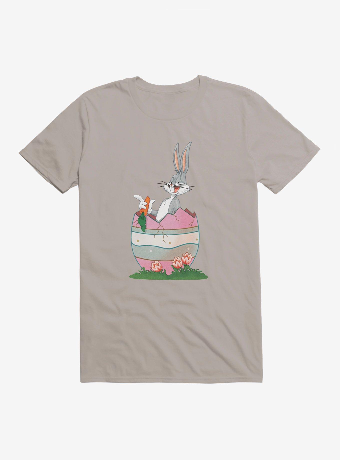 Looney Tunes Easter Bugs Bunny Carrot T-Shirt, LIGHT GREY, hi-res