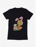 Looney Tunes Easter Baby Chick Tweety Womens T-Shirt, BLACK, hi-res