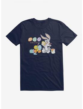 Looney Tunes Easter Bugs Bunny Tweety Eggheads T-Shirt, MIDNIGHT NAVY, hi-res
