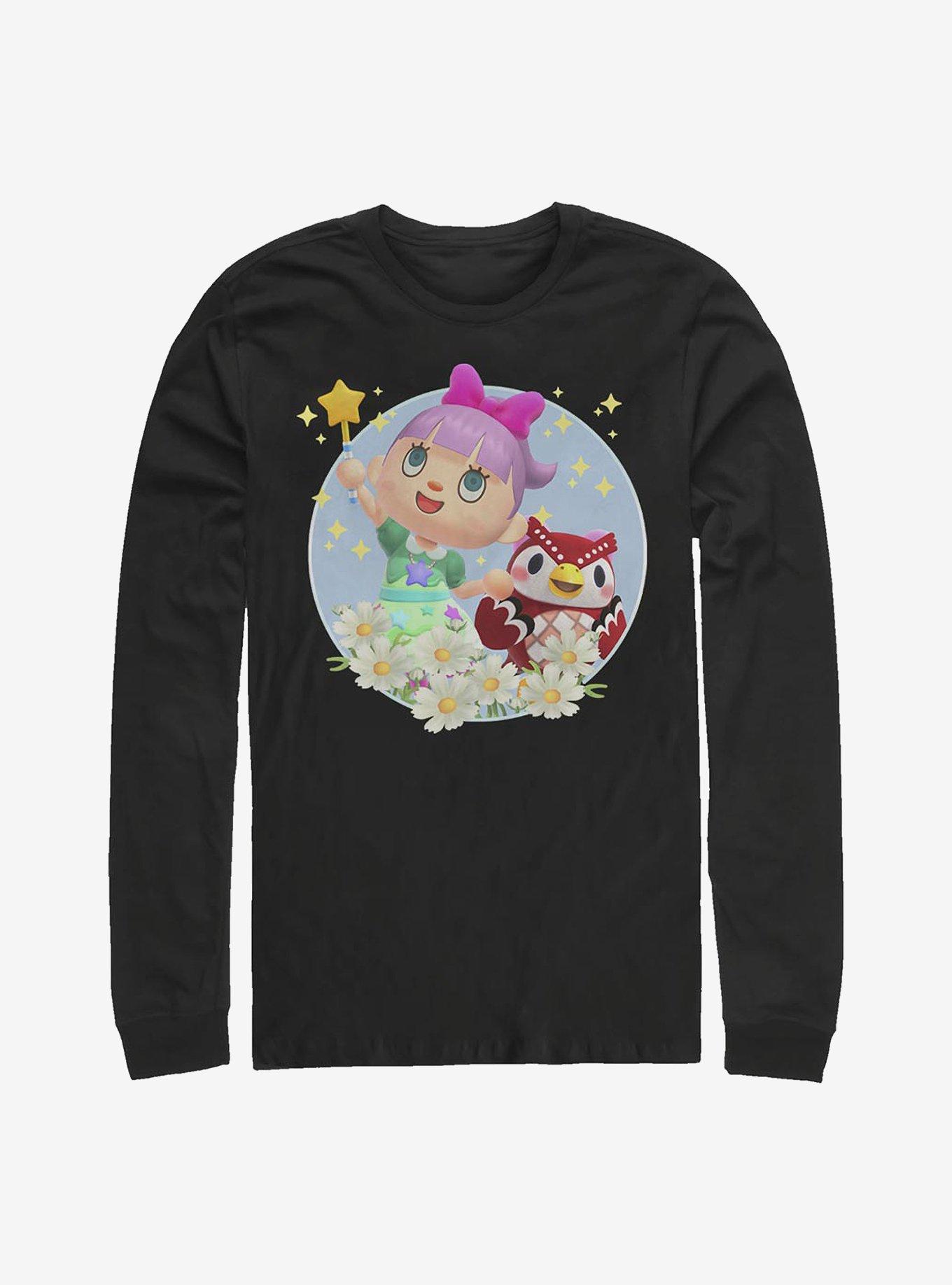 Animal Crossing: New Horizons Celeste Flowers Long-Sleeve T-Shirt, , hi-res
