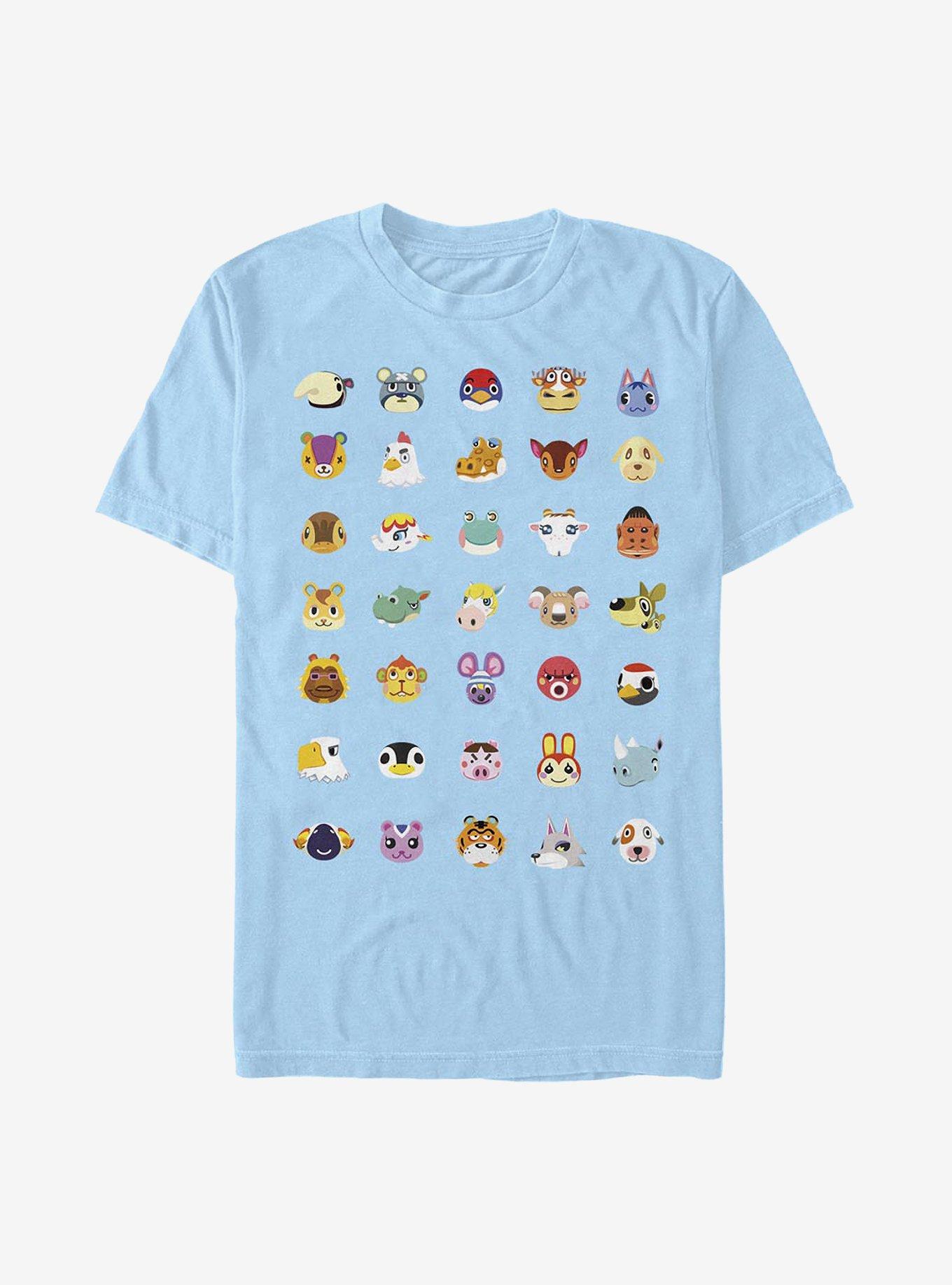 Animal Crossing: New Horizons Friendly Neighbors T-Shirt, LT BLUE, hi-res
