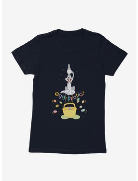 Looney Tunes Easter Bugs Bunny Egg-Static! Womens T-Shirt, MIDNIGHT NAVY, hi-res